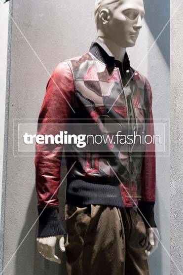 Milan shopping windows Bottega Veneta