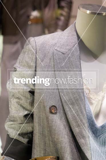 Milan shopping windows Brunello Cucinelli