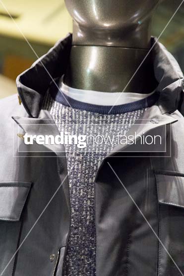 Milan shopping windows Canali