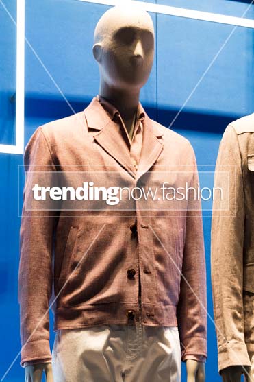 Milan shopping windows Ermenegildo Zegna