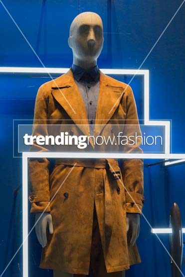 Milan shopping windows Ermenegildo Zegna