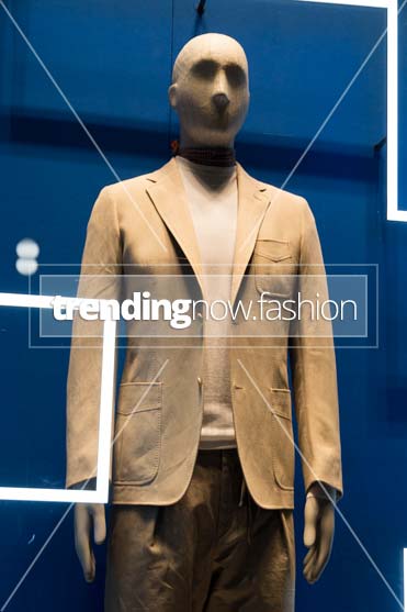 Milan shopping windows Ermenegildo Zegna