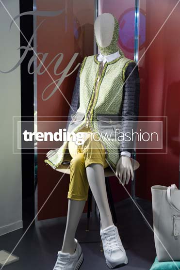 Milan shopping windows Fay