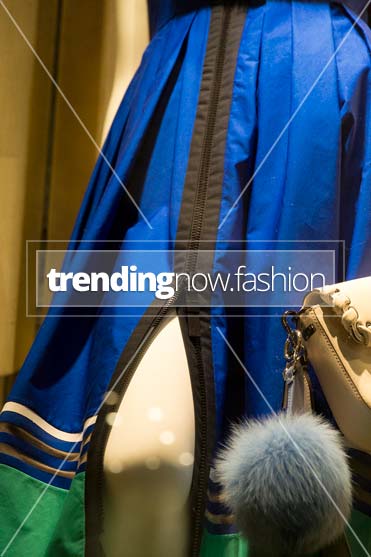 Milan shopping windows Fendi