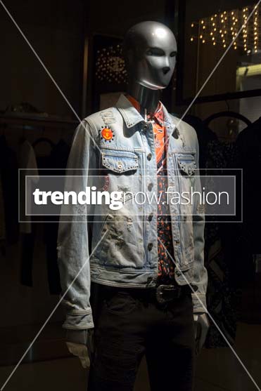 Milan shopping windows Just Cavalli
