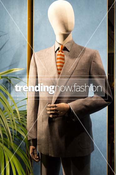 Milan shopping windows Larusmiani