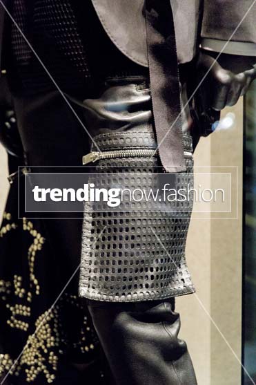 Milan shopping windows Les Hommes