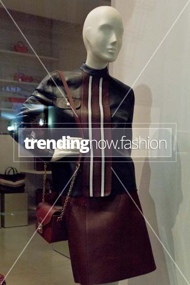 Milan shopping windows Longchamp