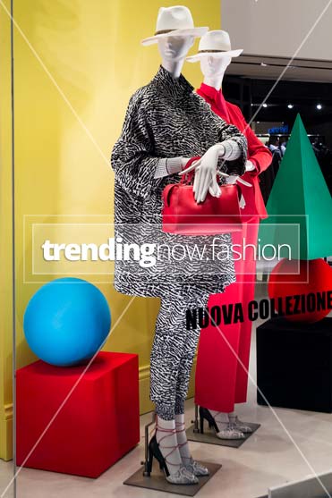 Milan shopping windows Max Mara