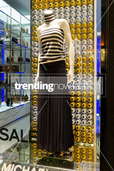 Milan shopping windows Michael Kors