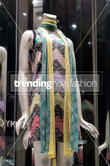 Milan shopping windows Missoni