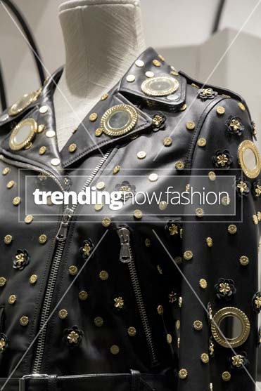 Milan shopping windows Moschino