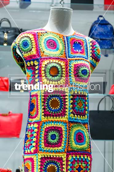 Milan shopping windows Moschino