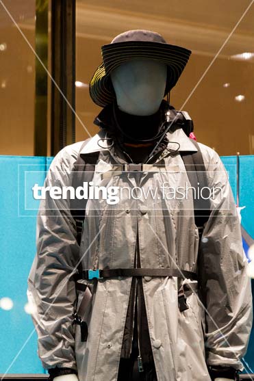 Milan shopping windows Prada