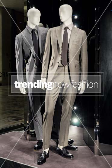 Milan shopping windows Tom Ford