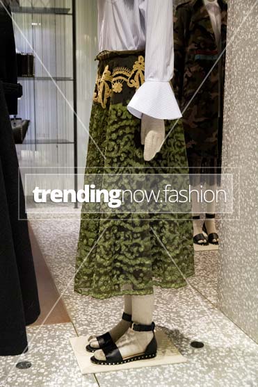 Milan shopping windows Valentino