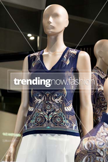 Milan shopping windows Versace Collection