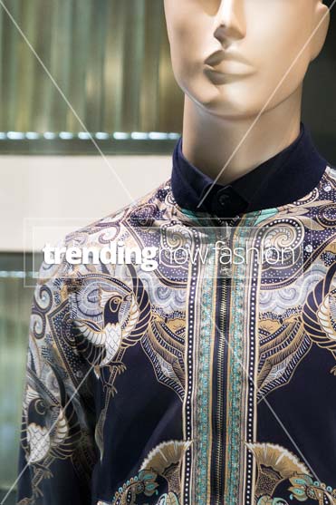 Milan shopping windows Versace Collection
